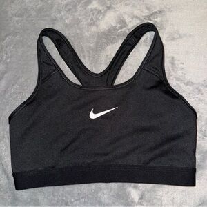 Nike Dri-Fit Racerback Sports Bra Women’s Size Medium Black